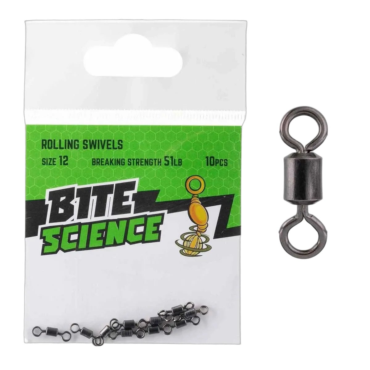 Rolling Swivels - Sz 12 - 10pk - PK/10