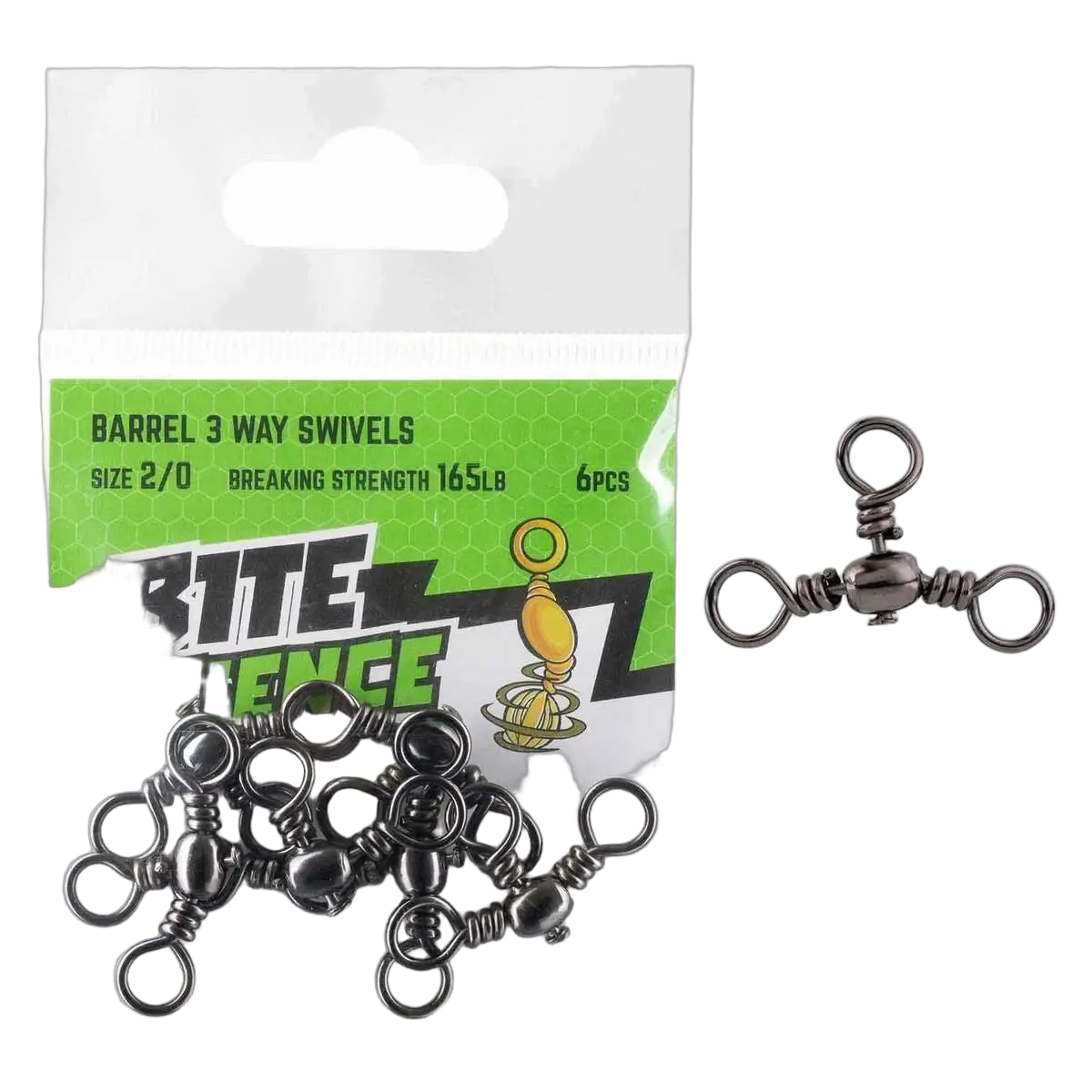 Barrel 3-Way Sz 2/0 - 6pk - PK/6