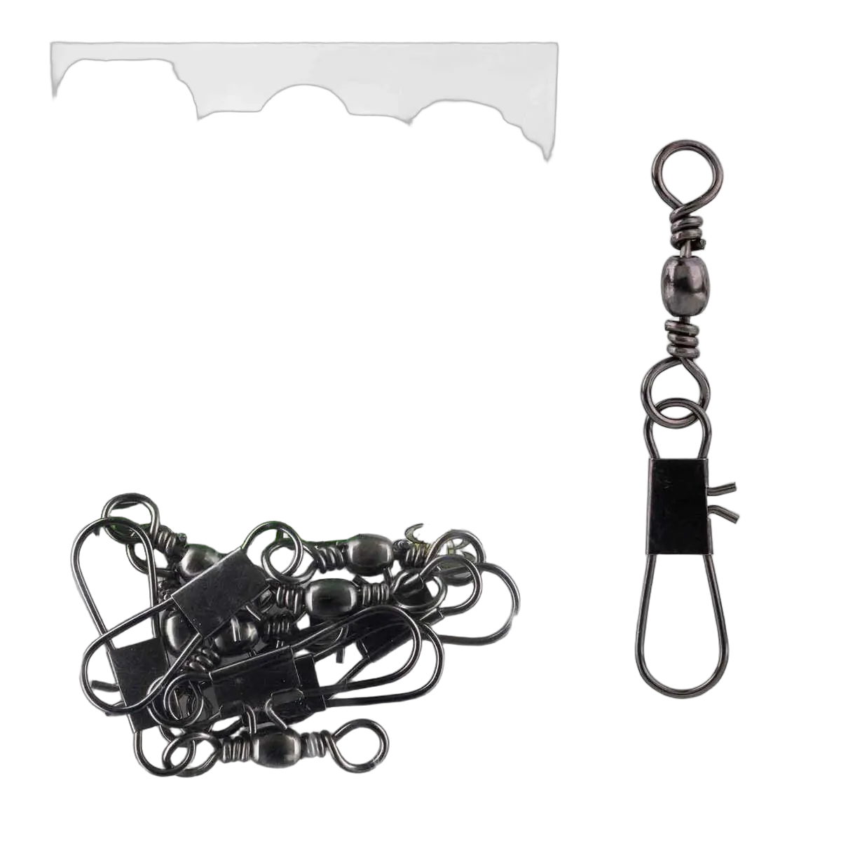 Black Barrel Snap Sz 1/0 - 6pk - PK/6