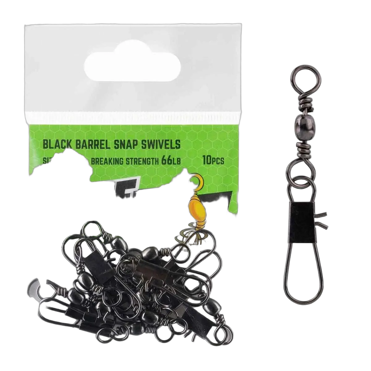 Black Barrel Snap Sz 3 - 10pk - PK/10