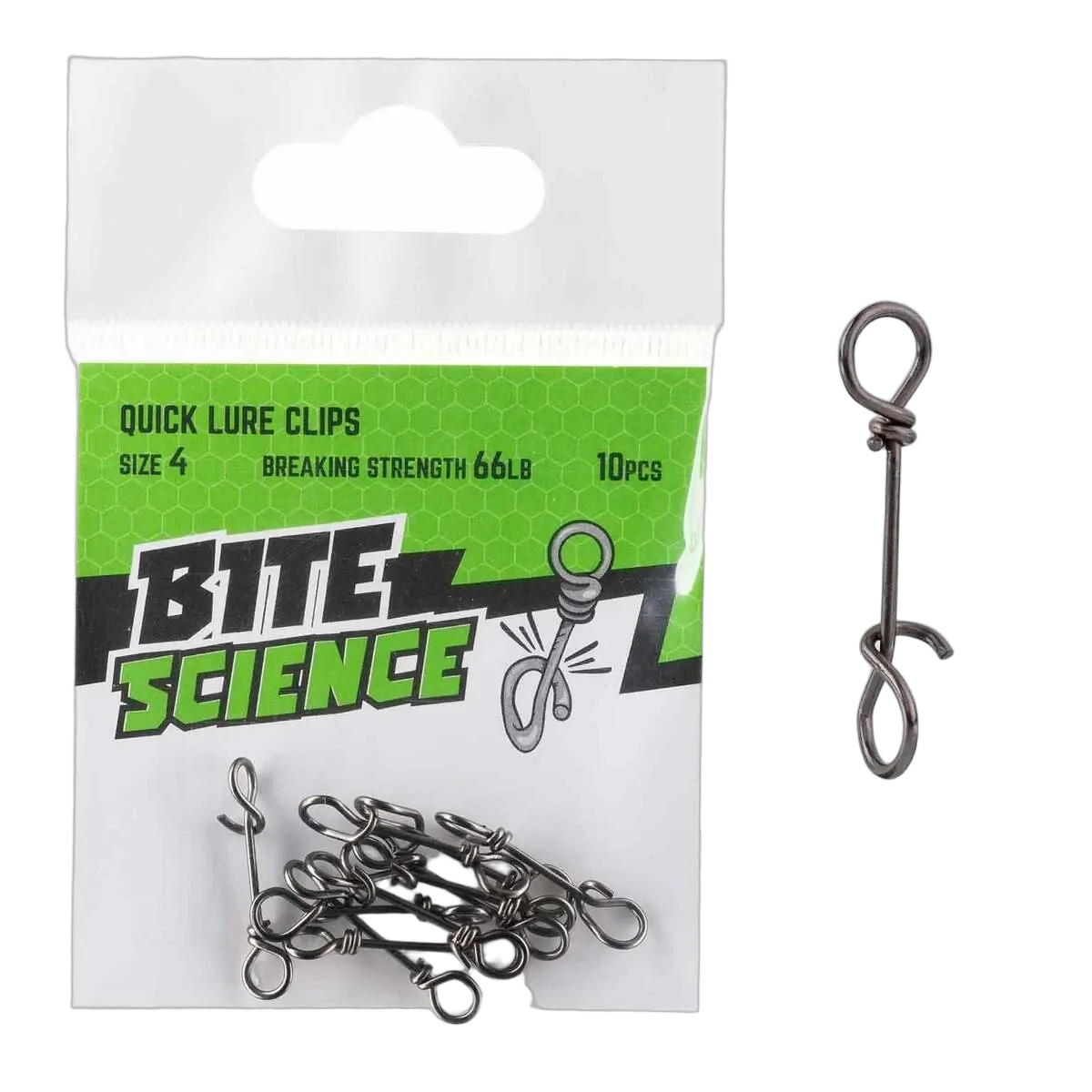 Quick Lure Clips Sz 4 - 10pk - PK/10