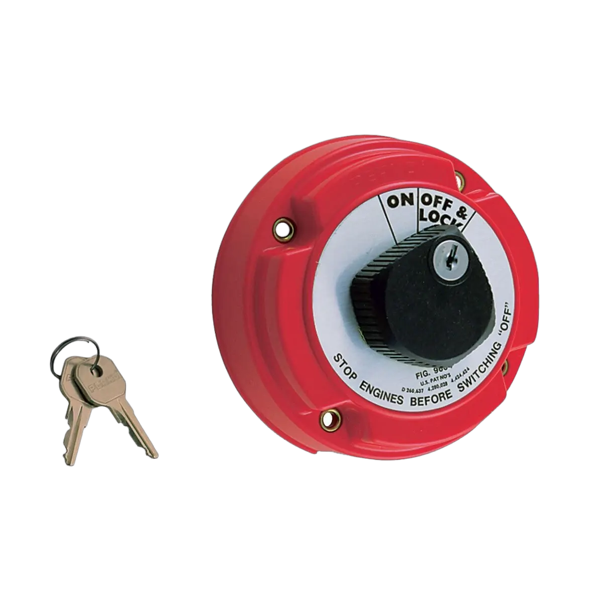 Perko Medium Duty Battery Switch On-Off Lockable 250A | Outback Equipment