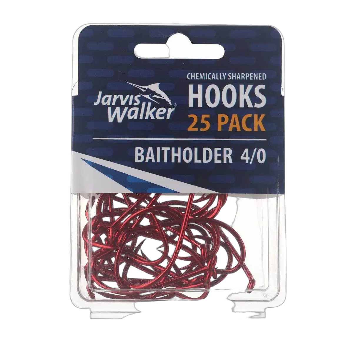 JW C/S Red Baitholder Hooks - Sz 4/0 - PK/25