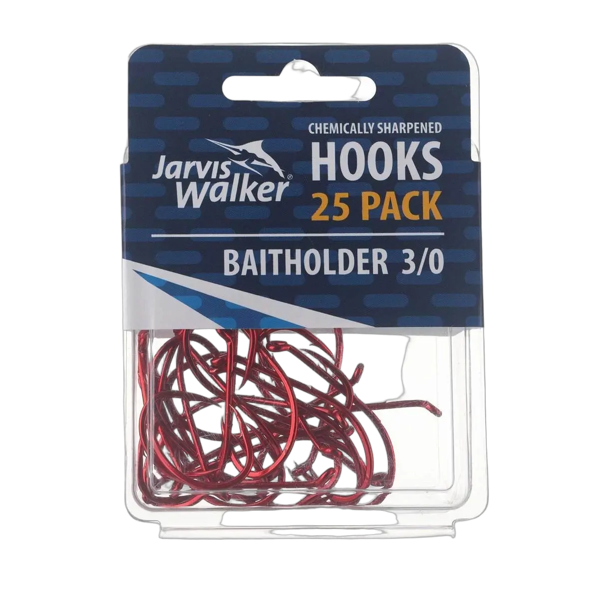 JW C/S Red Baitholder Hooks - Sz 3/0 - PK/25