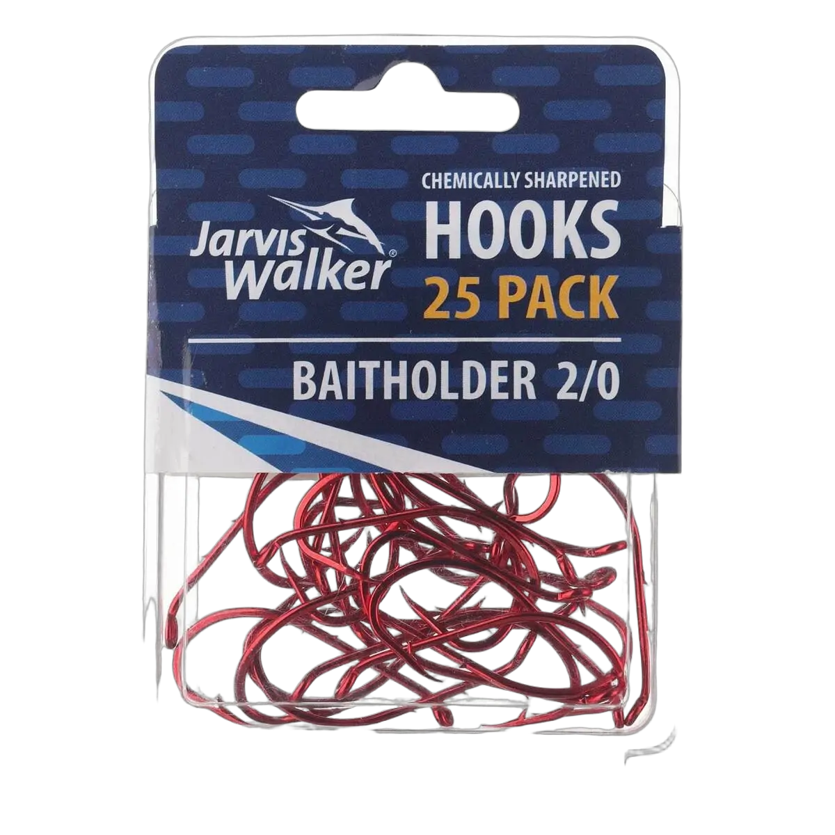 JW C/S Red Baitholder Hooks - Sz 2/0 - PK/25