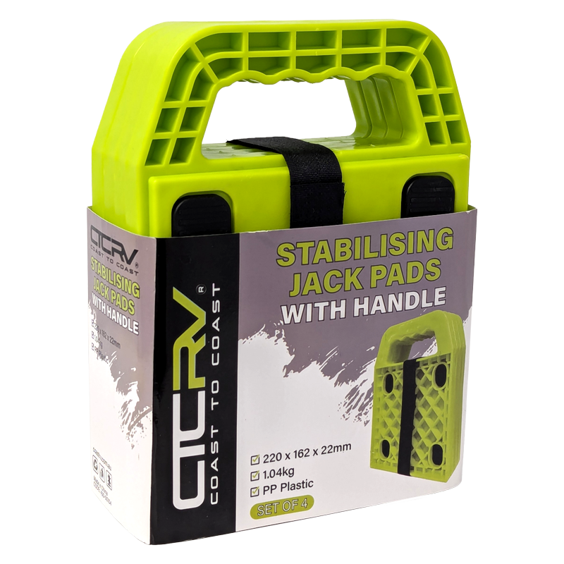 Coast to Coast Stabilizing Jack Pads with Handle | Set of 4