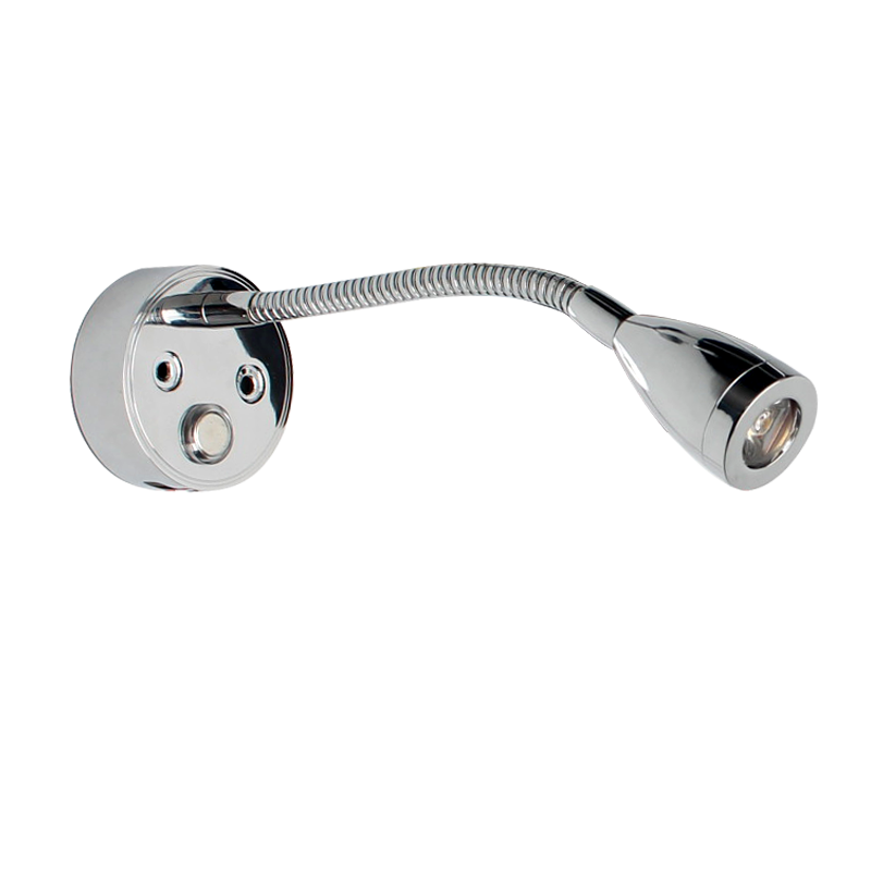 Coast to Coast 12V LED Aluminium Reading Light With 2A Usb.