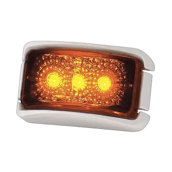 Coast To Coast LED Front Marker Lamp Amber-White Bracket. 22336Wcak-W