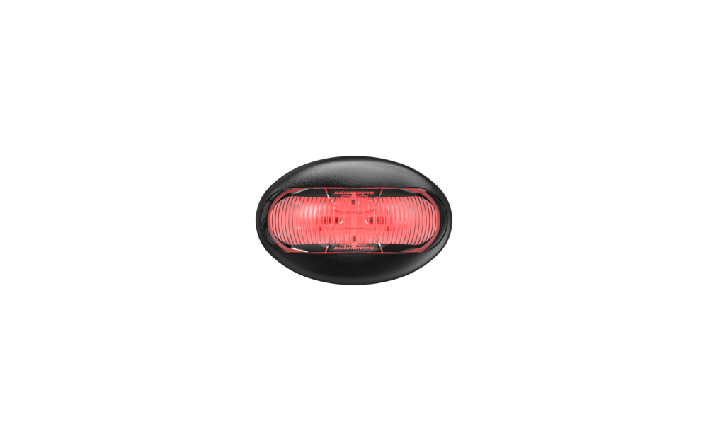 LED Autolamps 50RM Rear End Marker Red LED 50 Series 12/24V IP67
