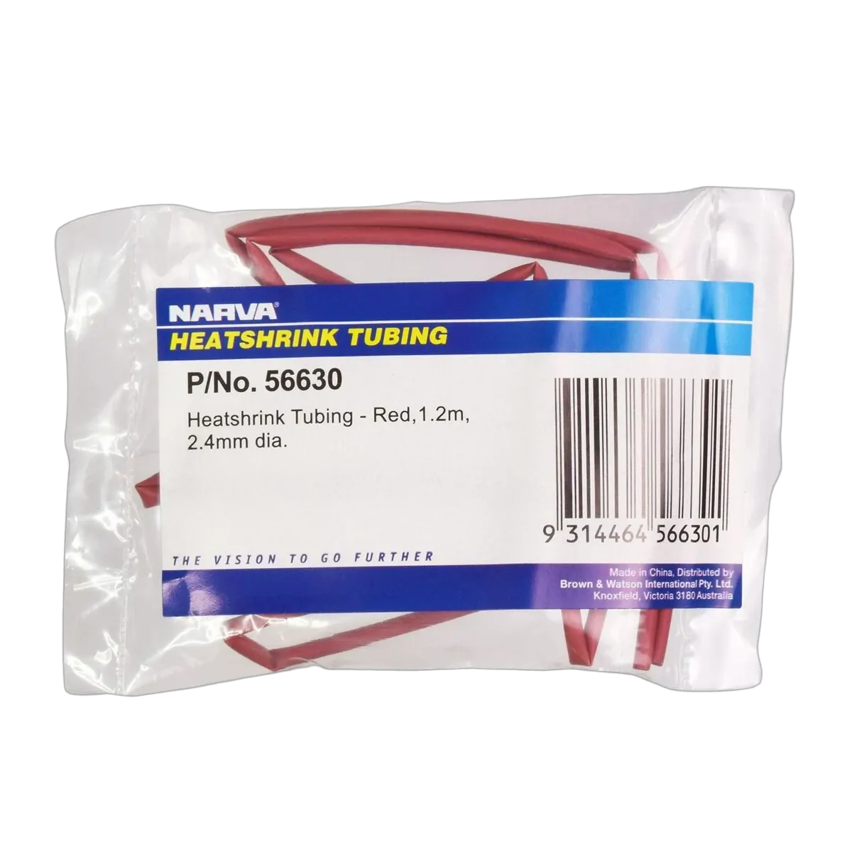 Narva 2.4mm Red Heatshrink (1.2M)