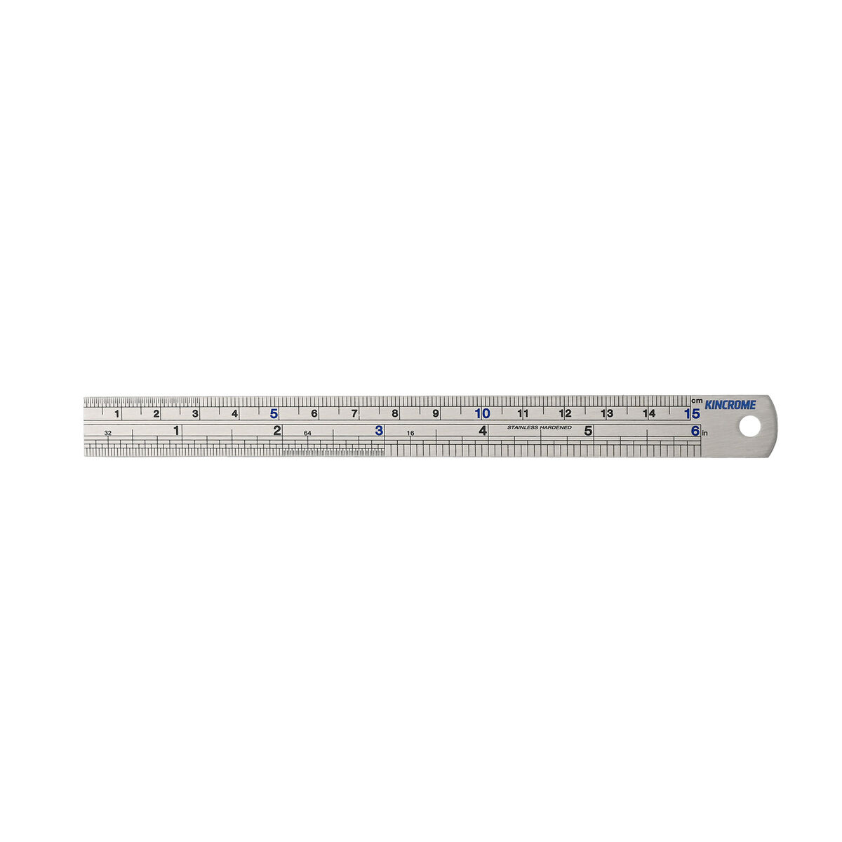 Kincrome Stainless Steel Rule 150mm (6") Metric & Imperial