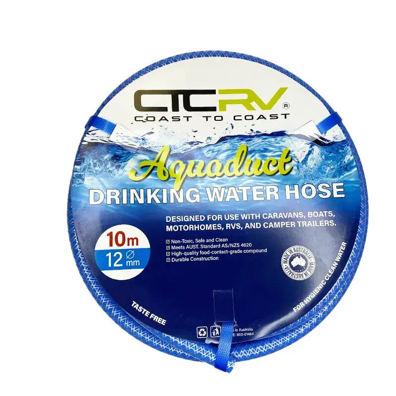 Coast to Coast Aquaduct 10M Blue Drinking Water Hose - 12mm