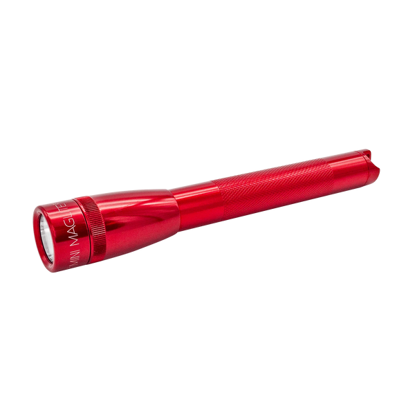 MAGLITE Mini Mag 2 Cell AA LED Pro Flashlight Pres Box - Red