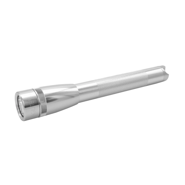 MAGLITE Mini Mag 2 Cell AA LED Pro Flashlight Pres Box - Silver