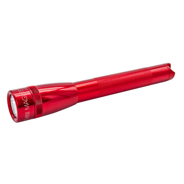 MAGLITE Mini Mag 2 Cell AA LED Flashlight Pres Box - Red