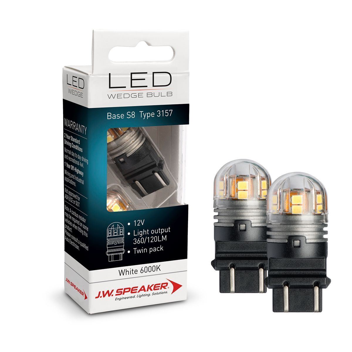 H3 CAN Bus LED Daytime Running Light Bulb - 220 Lumens
