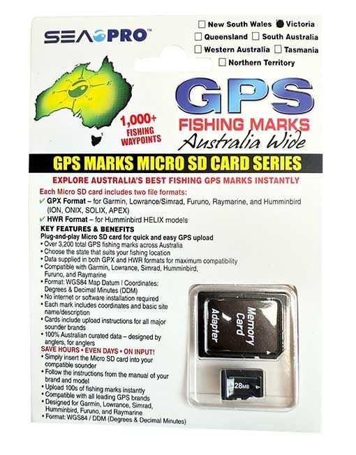 Sea Pro GPS Fishing Marks - SD Card Series - VIC