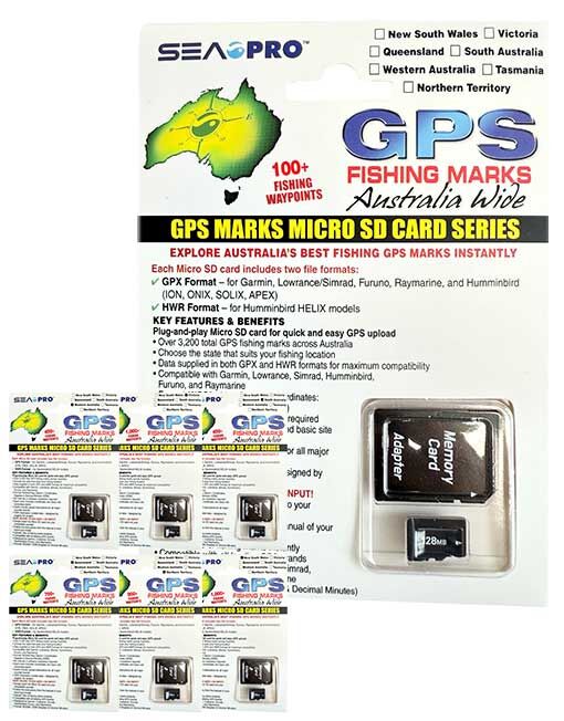 Sea Pro GPS Fishing Marks - SD Card Series - WA