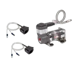 24v Dual Electric Paddle Air Control Kit with Heavy Duty Compressor (No Air Tank)