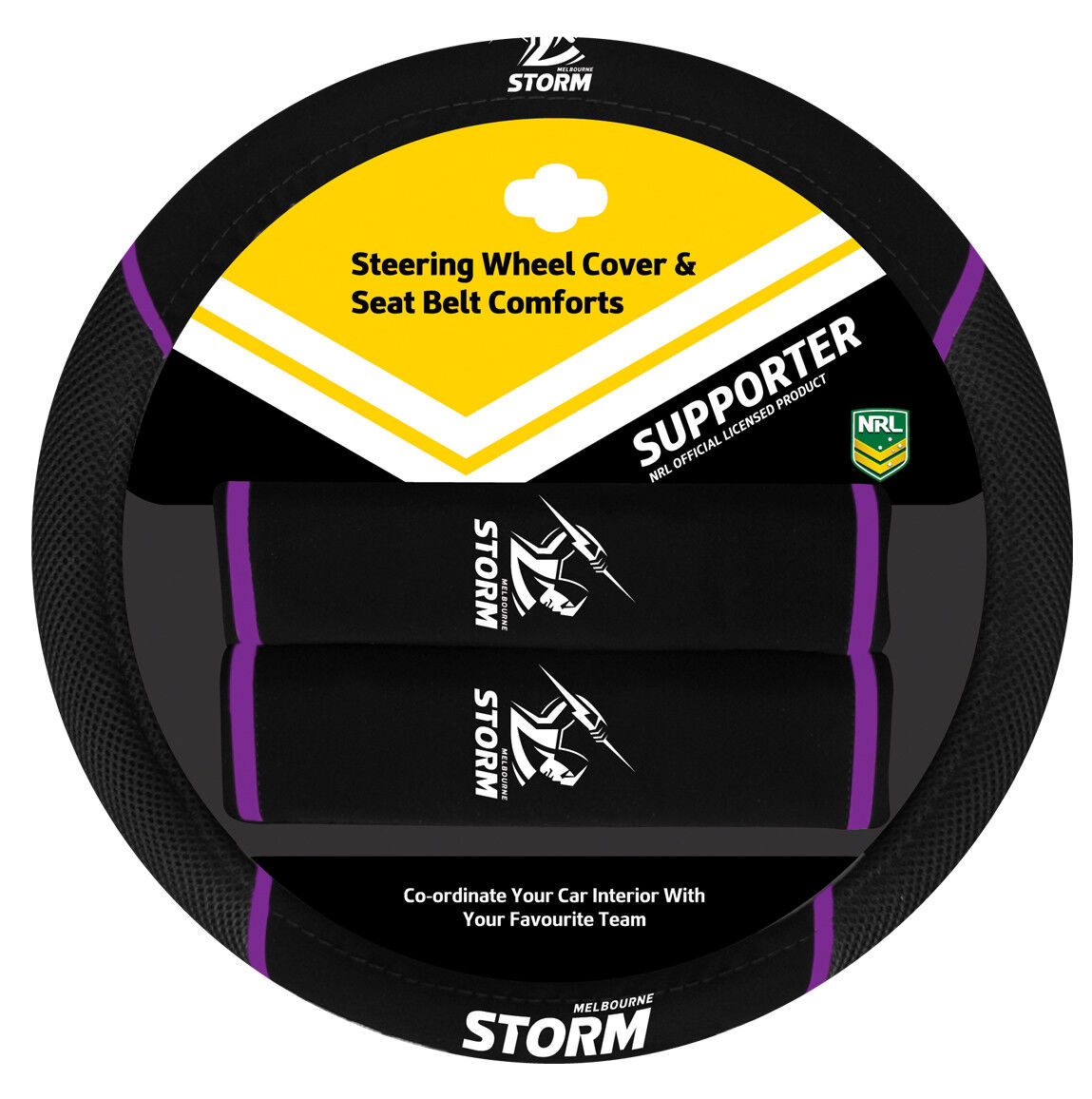 Sperling NRL Steering Wheel Cover Set - Storm