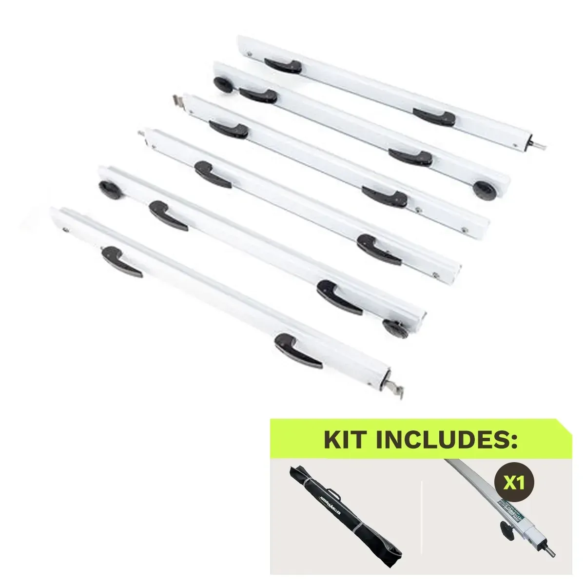 Anti-Flap Kit PRO + & Rafter To Suit Carefree Fiesta Awning 6-12ft