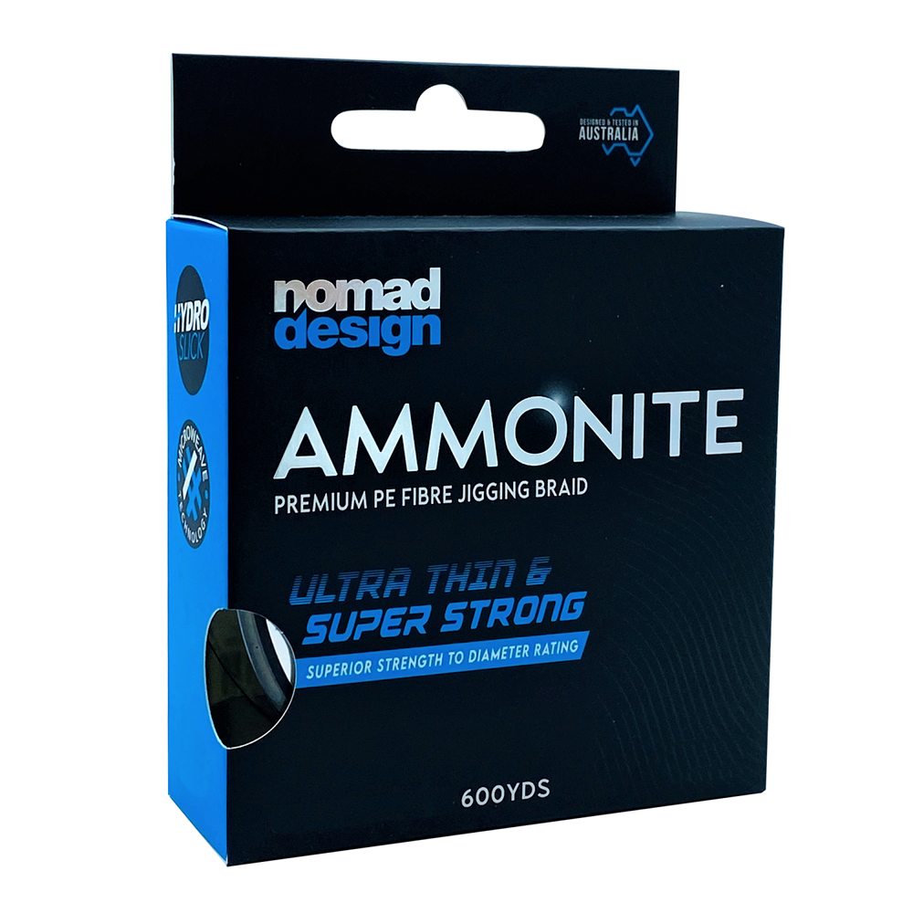 Nomad Design Ammonite Multicolour Jigging Braid 600yd - 44lb