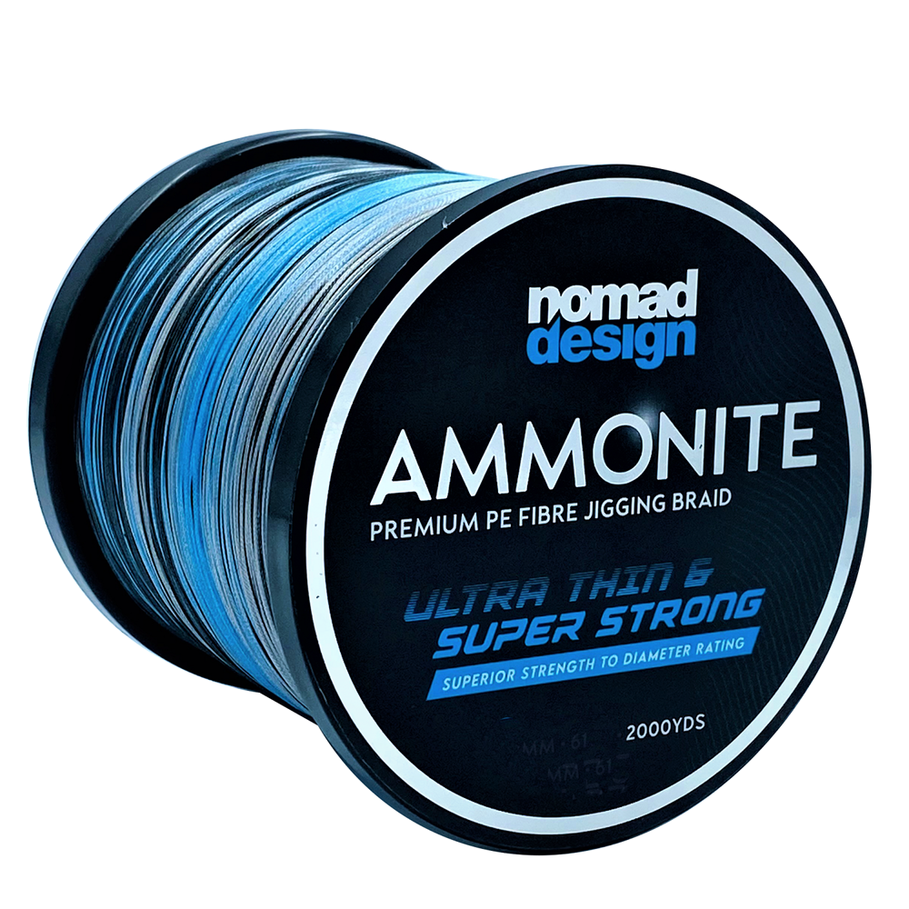 Nomad Design Ammonite Multicolour Jigging Braid 2000yds - 55lb