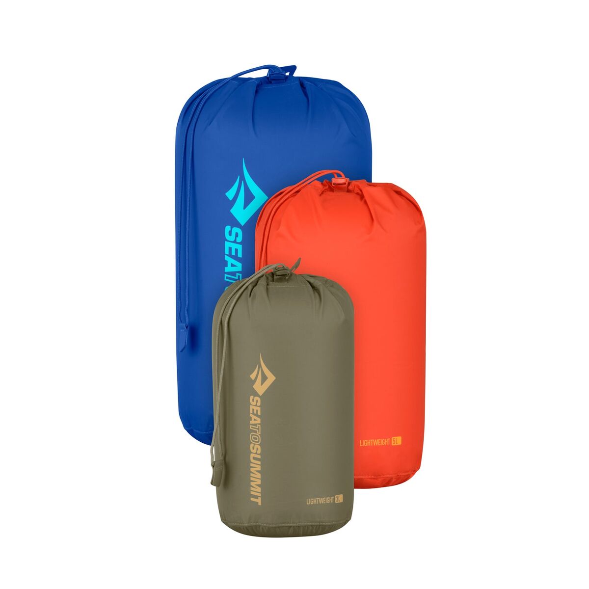 SEA TO SUMMIT Lightweight Stuff Sack Set - [3 Piece] 3/5/8L (RCS)