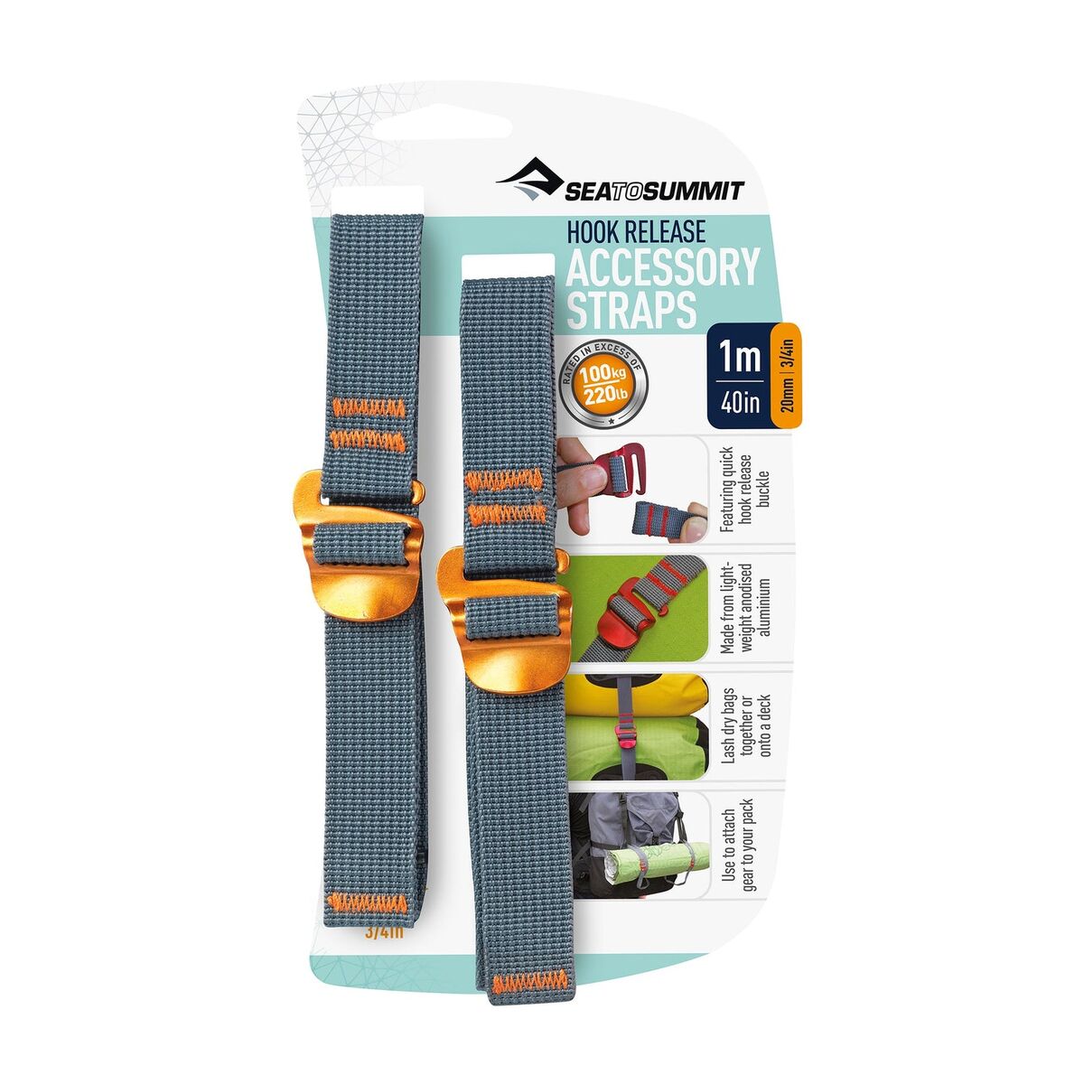 SEA TO SUMMIT Hook Release Accessory Strap - 20mm x 1.0m