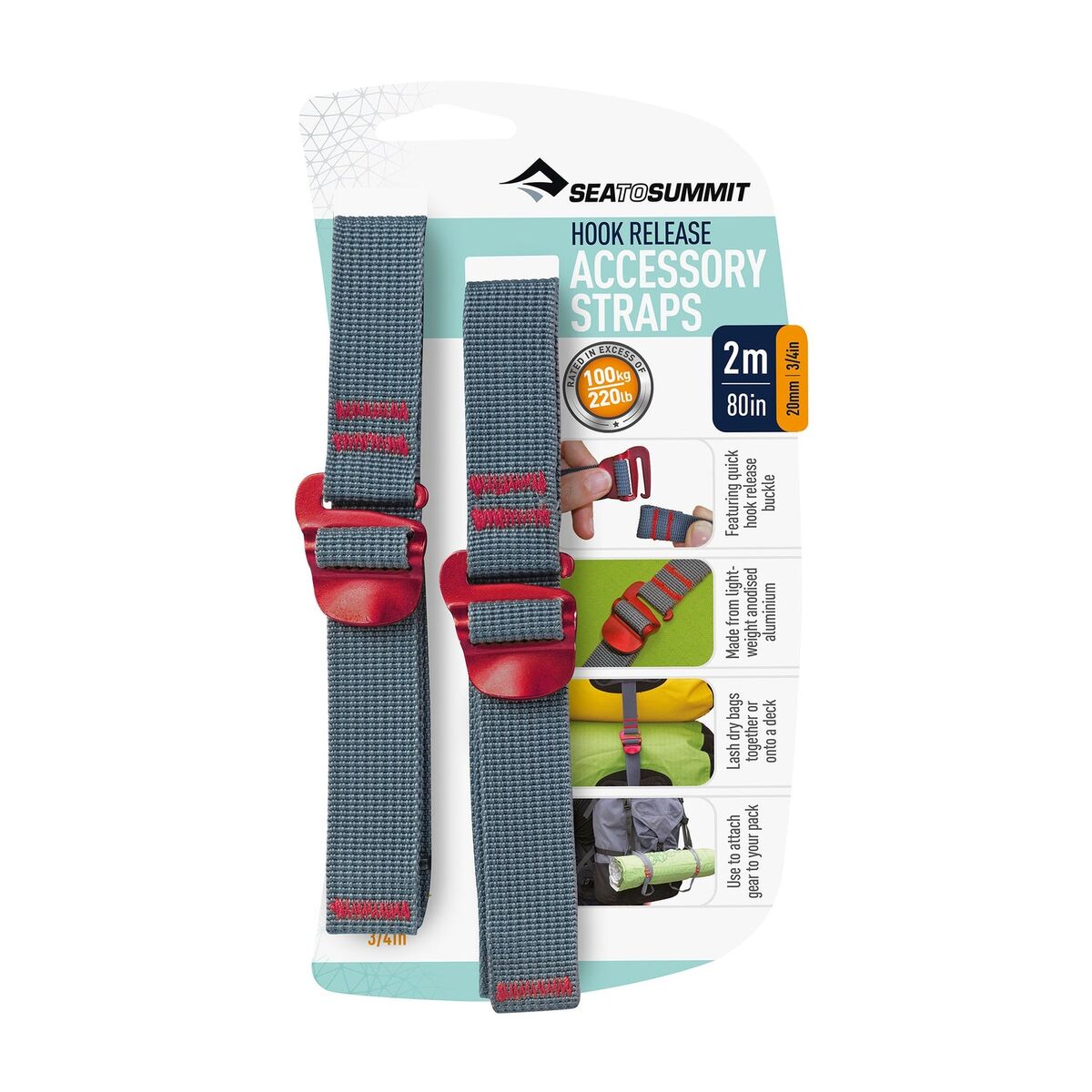 SEA TO SUMMIT Hook Release Accessory Strap - 20mm x 2.0m