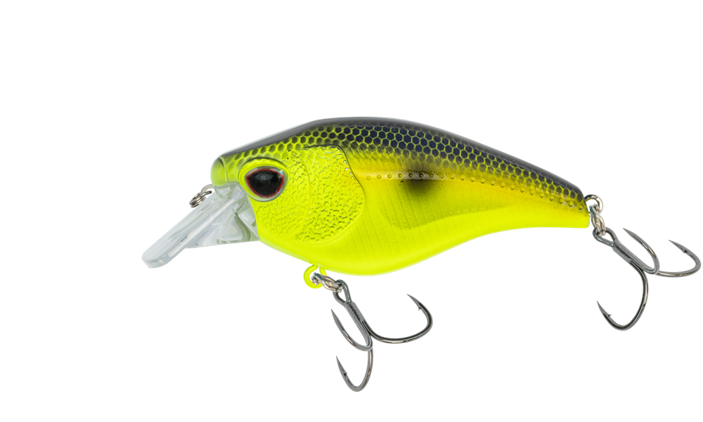 Nomad Design Atlas 55 Square Bill Crank Floating FR 55mm - CBB - Chartreuse Black Back