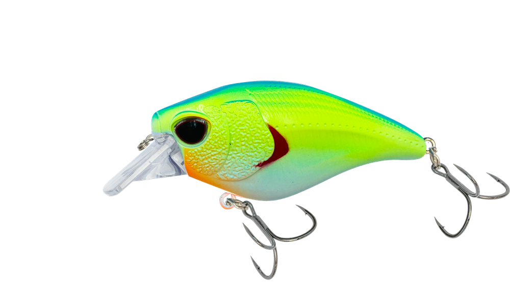 Nomad Design Atlas 55 Square Bill Crank Floating FR 55mm - CBLB - Chartreuse Blue Back