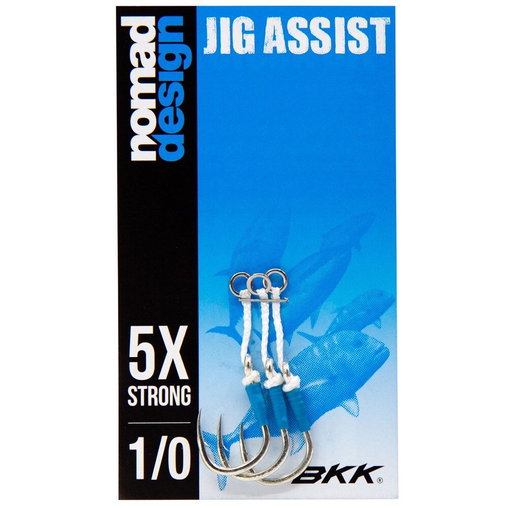 Nomad Design Jigging Assist Hook Packs - 1/0 - 3 per pack