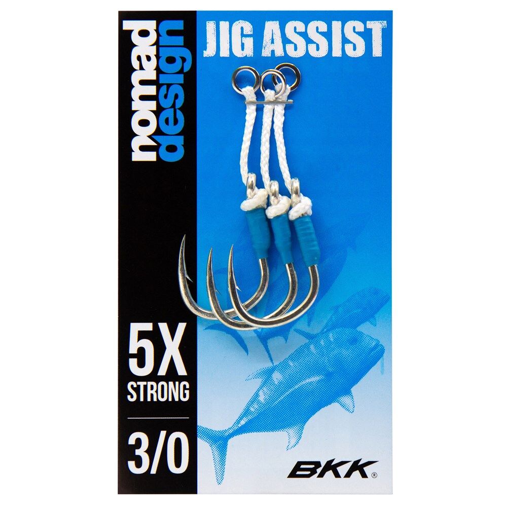 Nomad Design Jigging Assist Hook Packs - 3/0 - 3 per pack