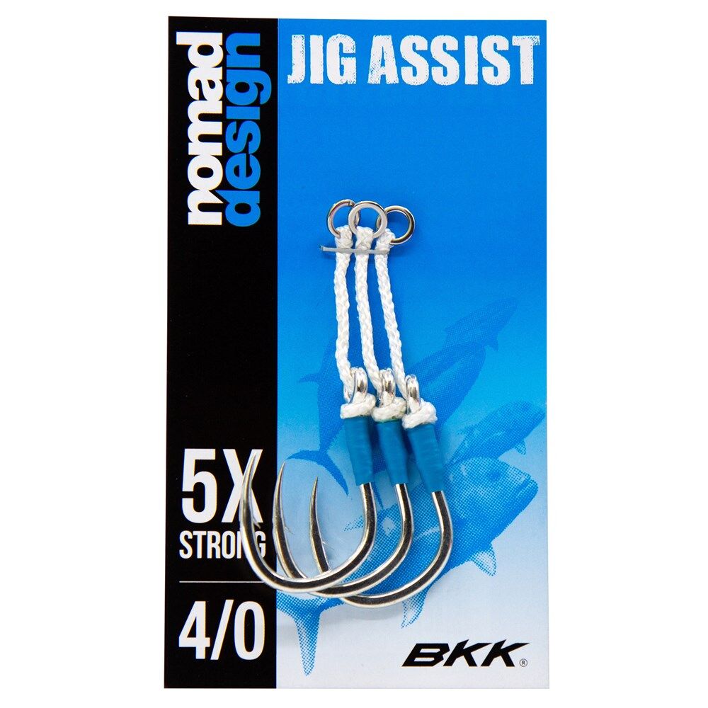 Nomad Design Jigging Assist Hook Packs - 4/0 - 3 per pack