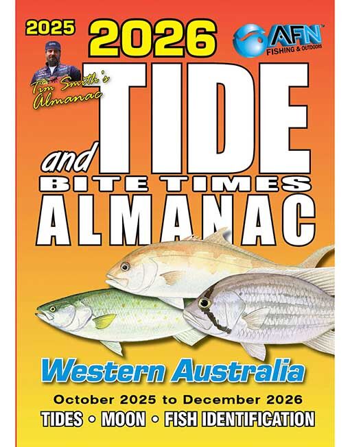 Australian Fishing Network 2026 WA Tide & Bite Time Guide