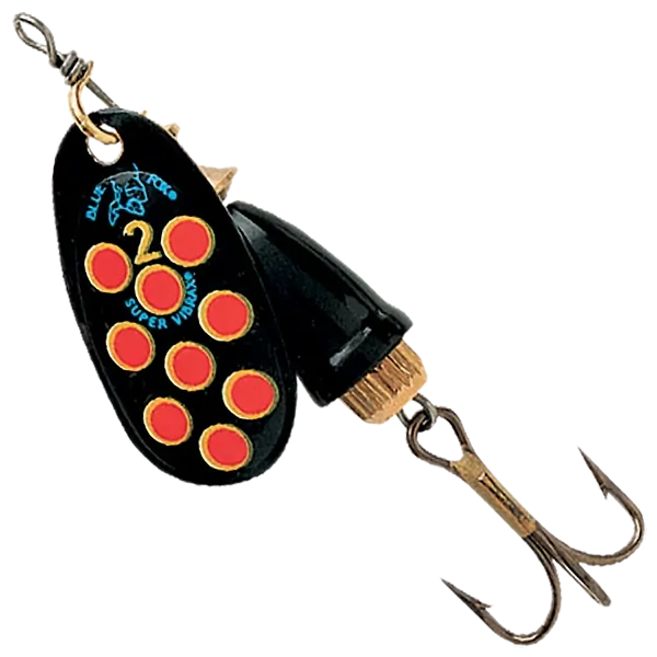 Blue Fox Vibrax Hot Pepper 3mm 8g - Black/ Red