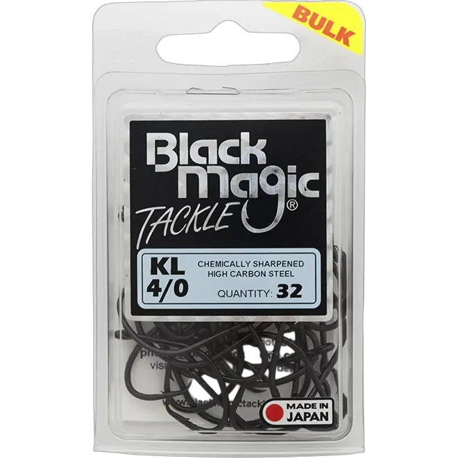 Black Magic KL #4/0 Hook Large Bulk Pack (32)