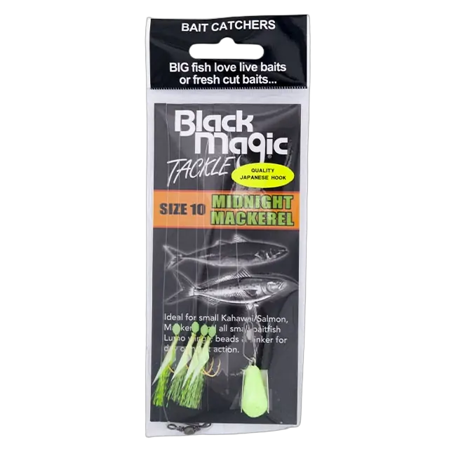 Black Magic Sabiki Midnight Mackerel #10