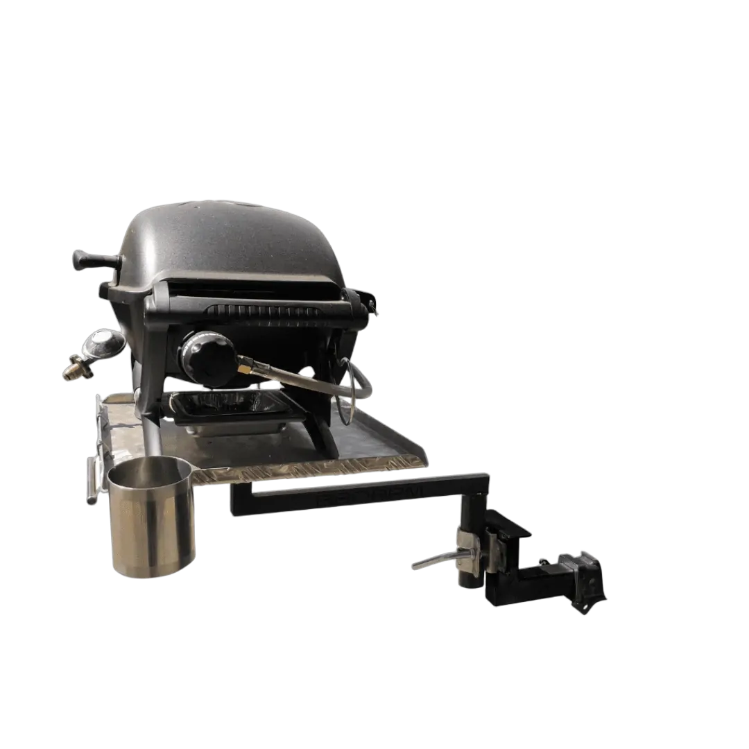 BBQARM Vehicle Tow-Hitch Kit Large Black 650mm