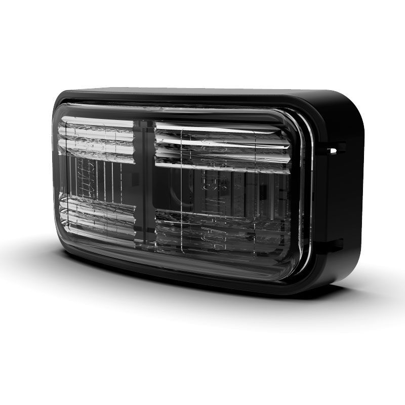 Roadvision LED Clearance Light White 10-30V Clear Lens 74x38x22mm Surface Mount IP67