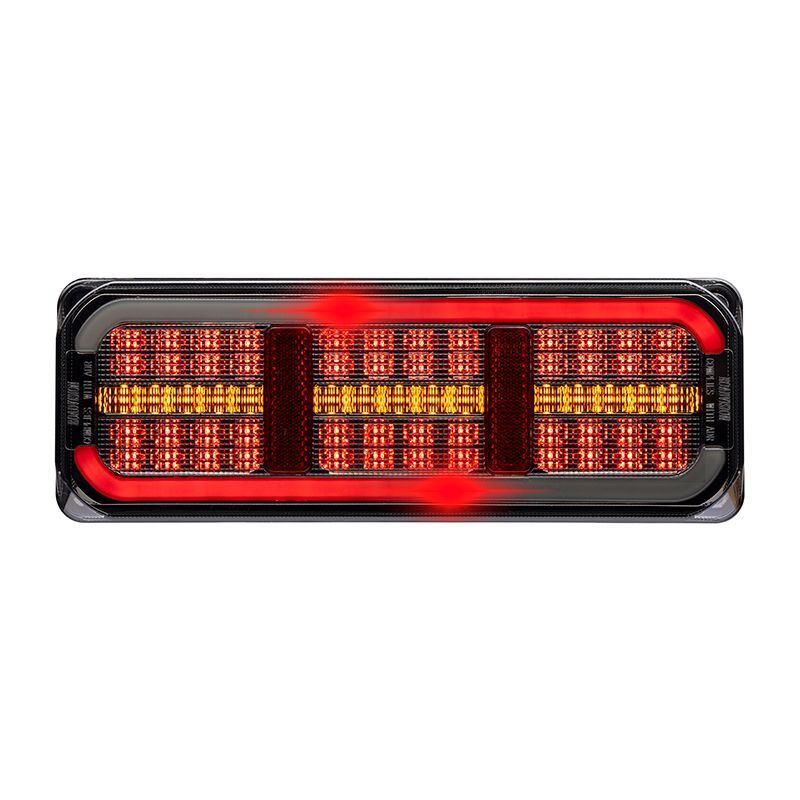 Roadvision LED Rear Combination Lamp 10-30V Stop/Tail/Ind/Ref 285x105mm Dynamic Glow Tail