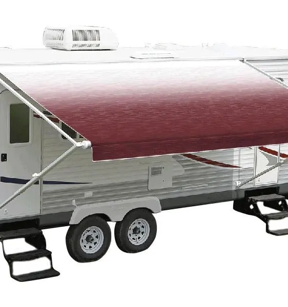Carefree RV EA186A00 Fiesta Springload Awning Awning Burgundy Fade 18' main image 0