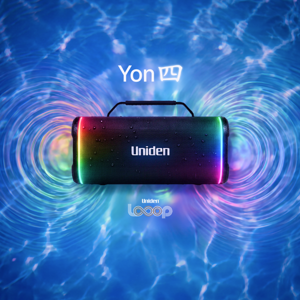 Uniden Looop Yon 100W Waterproof Speaker & Power Bank