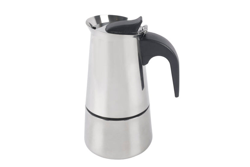 Wildtrak 4 Cup Stainless Steel Coffee Maker 10x10x16.5cm