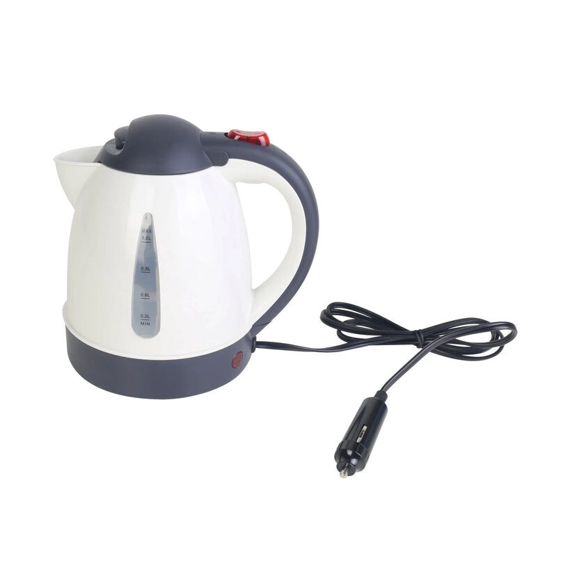 Wildtrak 12V Kettle 1L White 150 Watt