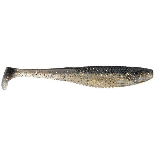 Rapala Crush City The Suspect 3.75" Soft Plastic Black Gold
