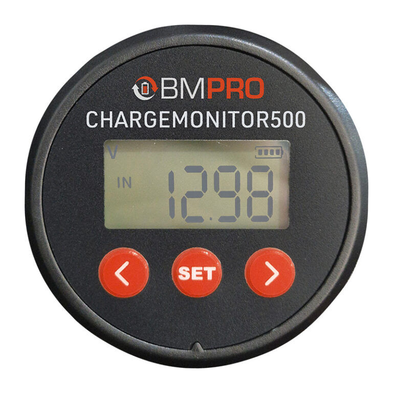 BMPRO Battery Monitor Round Wired with Shunt 500A