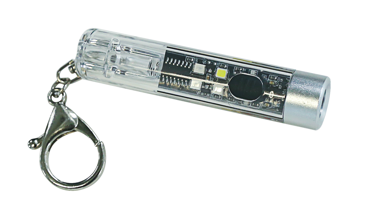 Dogbox Clarion Clear Key Chain Torch