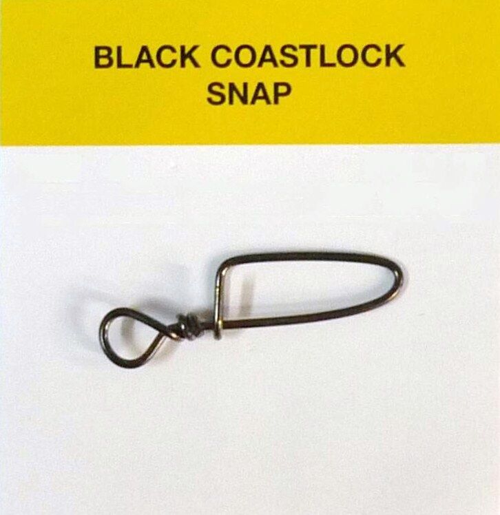 Seahorse Tackle Coastlock Snap Black Stainless Steel 04